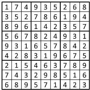 Completed grid for puzzle 82