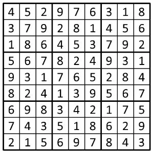 Completed grid for puzzle 83
