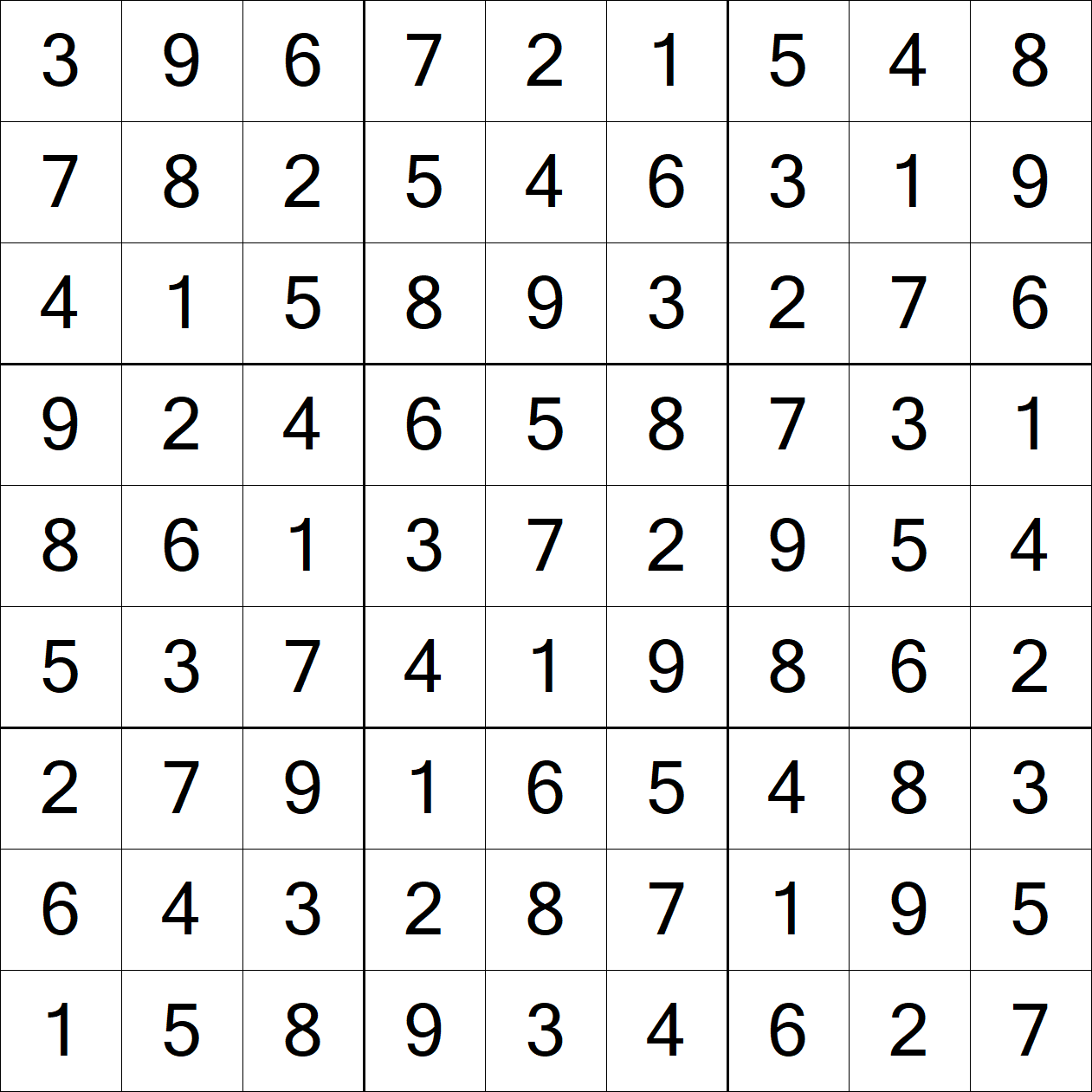 Solution to Very Hard Sudoku