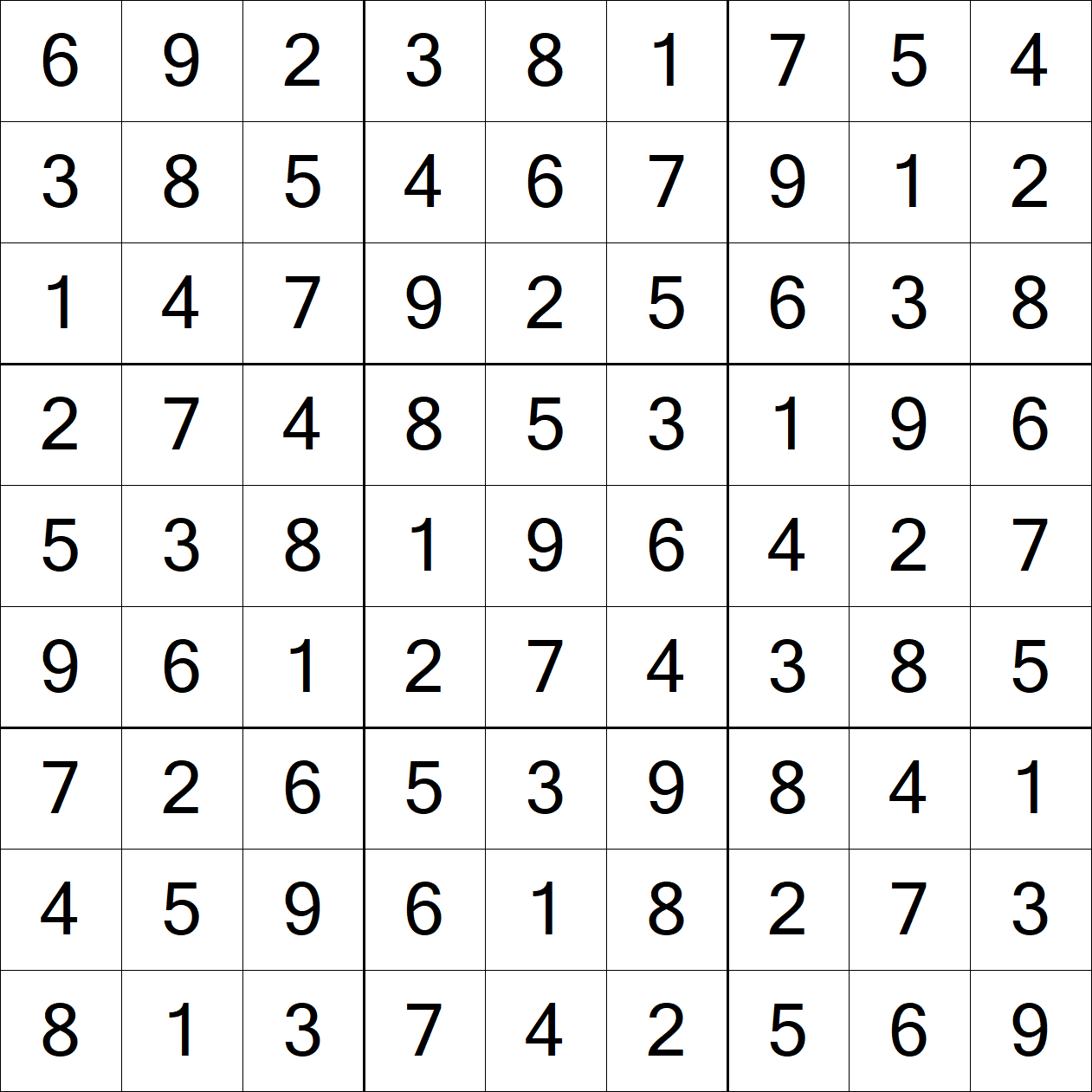 Solution to Extreme Sudoku