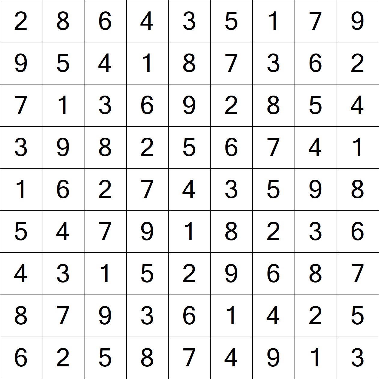 Solution to Extreme Sudoku
