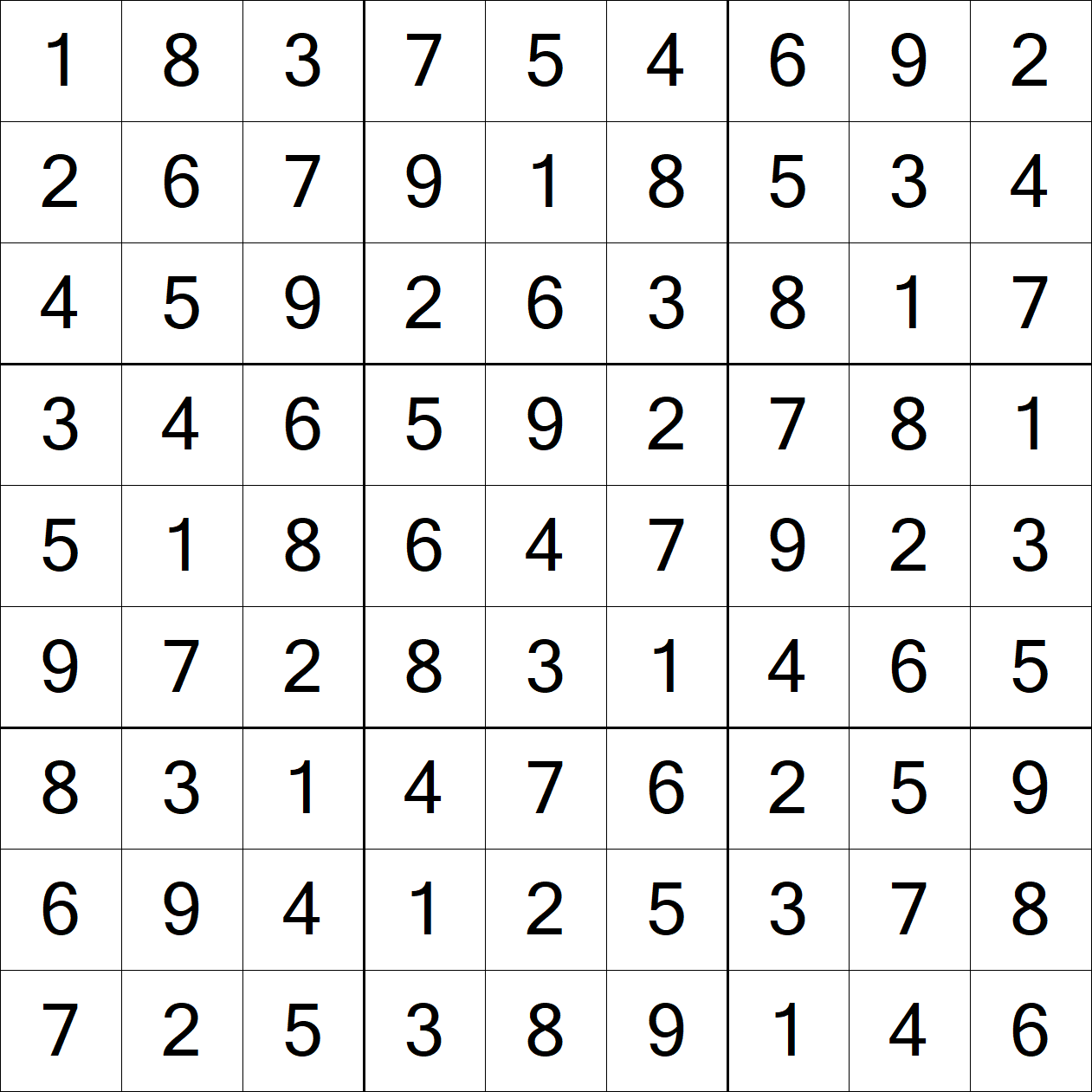 Solution to Extreme Sudoku