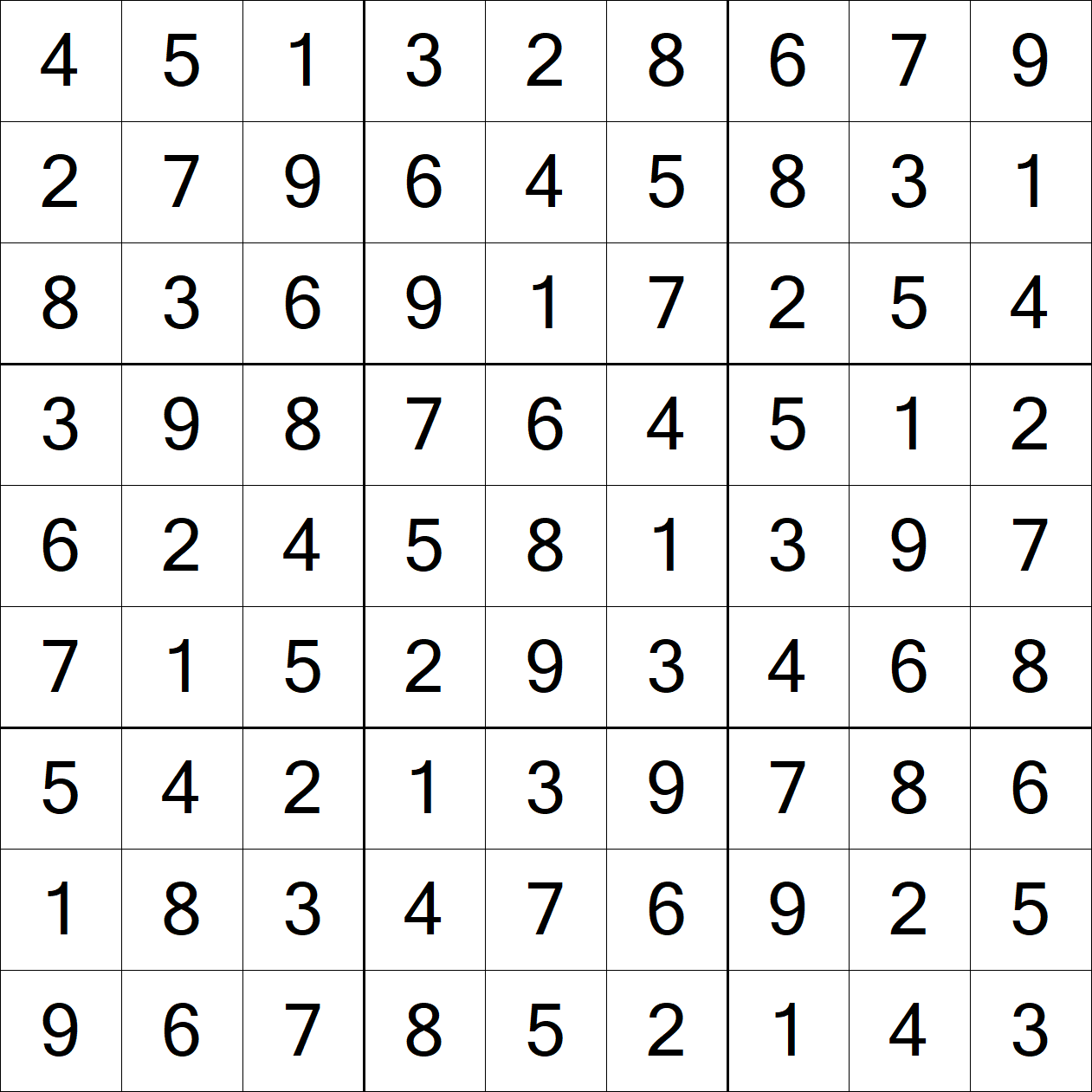 Solution to Very Hard Sudoku