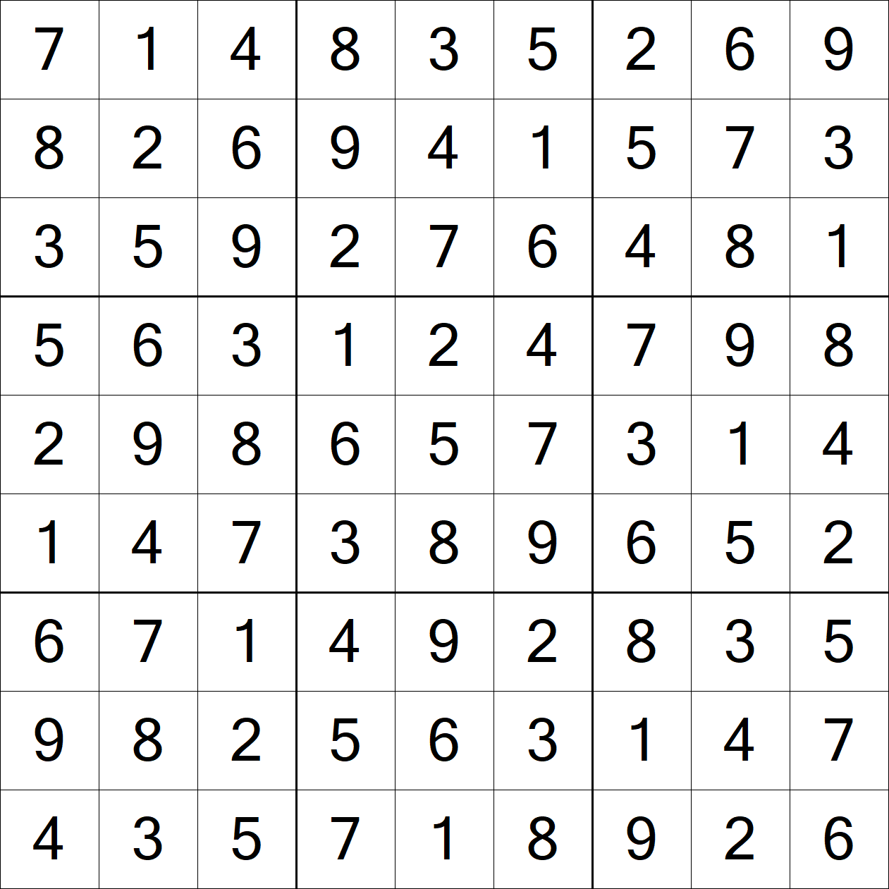 Solution to Very Hard Sudoku