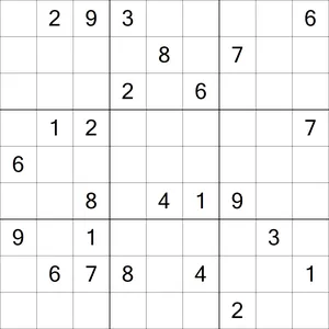 Preview of today's Very Hard Sudoku