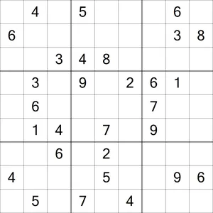 Preview of today's Very Hard Sudoku